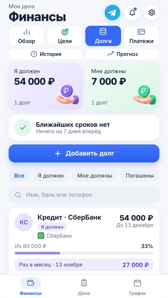 Долги